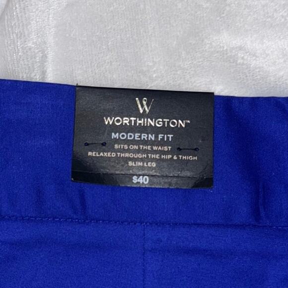 Worthington Women's Modern Fit Slim Leg w/Cuff, Size 10 NWT - Picture 6 of 9